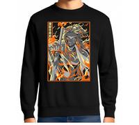 the Fan Tee Sudadera Adulto Sin Capucha de Hombre Dibujos Animados Demon Cazadores de Demonios, técnicas de respiración, Silencio del Agua, Danza del Dios del Fuego 016 L