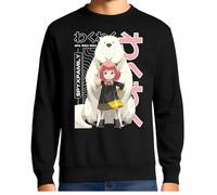 the Fan Tee Sudadera Adulto Sin Capucha de Hombre Dibujos Animados Family El Espía Legendario, La Esposa, La Hija Telépata, El Perro Bond 015 XL