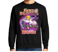 the Fan Tee Sudadera Adulto Sin Capucha de Hombre Dibujos Animados Pecados Capitales La Avaricia,Rey de Las Hadas,Gigante El Orgullo, Misterioso y Emocionalmente,Hechicera 012 4XL