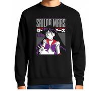 the Fan Tee Sudadera Adulto Sin Capucha de Hombre Dibujos Animados Sailor Moon El Poder de La Luna, Jupter, Marte, Venus,Retro 002 XL