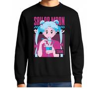 the Fan Tee Sudadera Adulto Sin Capucha de Hombre Dibujos Animados Sailor Moon El Poder de La Luna, Jupter, Marte, Venus,Retro 004 XXL