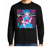 the Fan Tee Sudadera Adulto Sin Capucha de Hombre Dibujos Animados Sailor Moon El Poder de La Luna, Jupter, Marte, Venus,Retro 003 XS