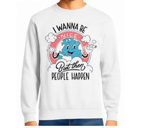 the Fan Tee Sudadera Adulto Sin Capucha de Hombre Divertidas Anti Social Humor sarcástico, introvertido no es Personal, es mi Estilo 003 M