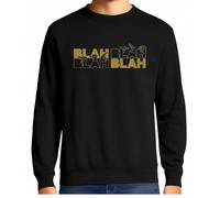the Fan Tee Sudadera Adulto Sin Capucha de Hombre Divertidas Frases Regalo Divertido Palabras, Actitud, Verdades, Textos, Mensajes Que marcan, Sin filtros BLA, BLA, BLA 006 4XL