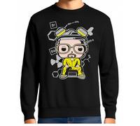 the Fan Tee Sudadera Adulto Sin Capucha de Hombre Series Breaking White, Heisenberg, Química Letal, Say my Name, Los Pollos Hermanos 001 XL