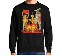 the Fan Tee Sudadera Adulto Sin Capucha de Hombre Terror Creepy Miedos, Paranoia, Fantasmas, Demonios, Lo Oculto, Sombras y Pesadillas Terror 007 S