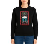 the Fan Tee Sudadera Adulto Sin Capucha de Mujer Dibujos Animados Death Note Juego psicológico,Poder del Cuaderno, la Justicia y la Mente Estratégica 004 4XL