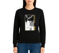the Fan Tee Sudadera Adulto Sin Capucha de Mujer Dibujos Animados Death Note Juego psicológico,Poder del Cuaderno, la Justicia y la Mente Estratégica 001 3XL