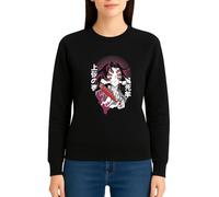 the Fan Tee Sudadera Adulto Sin Capucha de Mujer Dibujos Animados Demon Cazadores de Demonios, técnicas de respiración, Silencio del Agua, Danza del Dios del Fuego 033 M