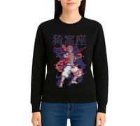 the Fan Tee Sudadera Adulto Sin Capucha de Mujer Dibujos Animados Demon Cazadores de Demonios, técnicas de respiración, Silencio del Agua, Danza del Dios del Fuego 006 M