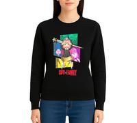 the Fan Tee Sudadera Adulto Sin Capucha de Mujer Dibujos Animados Family El Espía Legendario, La Esposa, La Hija Telépata, El Perro Bond 010 4XL