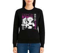 the Fan Tee Sudadera Adulto Sin Capucha de Mujer Dibujos Animados Pecados Capitales La Avaricia,Rey de Las Hadas,Gigante El Orgullo, Misterioso y Emocionalmente,Hechicera 008 3XL