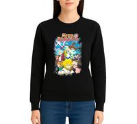 the Fan Tee Sudadera Adulto Sin Capucha de Mujer Dibujos Animados Pecados Capitales La Avaricia,Rey de Las Hadas,Gigante El Orgullo, Misterioso y Emocionalmente,Hechicera 020 S