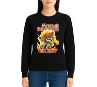 the Fan Tee Sudadera Adulto Sin Capucha de Mujer Dibujos Animados Pecados Capitales La Avaricia,Rey de Las Hadas,Gigante El Orgullo, Misterioso y Emocionalmente,Hechicera 019 4XL