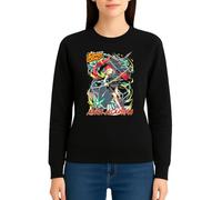 the Fan Tee Sudadera Adulto Sin Capucha de Mujer Dibujos Animados Shaman Chamanes King, Espíritus, Torneo, Rey Chamán 002 M