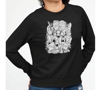 the Fan Tee Sudadera Adulto Sin Capucha de Mujer Dibujos Animados Shippuden Ninja 049 XXL