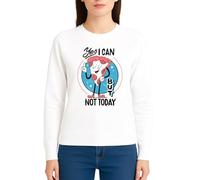 the Fan Tee Sudadera Adulto Sin Capucha de Mujer Divertidas Anti Social Humor sarcástico, introvertido no es Personal, es mi Estilo 009 XXL