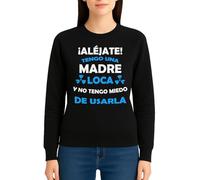 the Fan Tee Sudadera Adulto Sin Capucha de Mujer Fechas Especiales Dia de la Madre Feliz Día Persona Especial Super mamá, 141 L