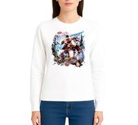 the Fan Tee Sudadera Adulto Sin Capucha de Mujer Videojuegos Street Fighter Arcade Legends 020 S