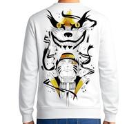 the Fan Tee Sudadera Adulto Sin Capucha Doble de Hombre Dibujos Animados Shinobi Shuriken Manga Anime Zorro Nueve Colas 036 XXL