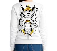the Fan Tee Sudadera Adulto Sin Capucha Doble de Mujer Dibujos Animados Shinobi Shuriken Manga Anime Zorro Nueve Colas 036 XXL