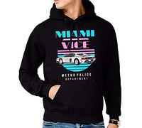 the Fan Tee Sudadera de Hombre Coche Divertida Retro 80 Miami Vice 027 S