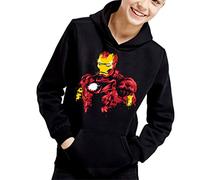 the Fan Tee Sudadera de NIÑOS Iron Man Los Vengadores Hulk Stark Industries 002 9-11 años