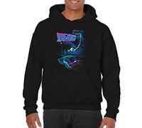 the Fan Tee Sudadera de NIÑOS NIÑAS Peliculas Retro 80 Futuro Marty Doc Delorean 025 Talla S