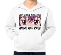 the Fan Tee Sudadera Infantil con Capucha de Niño Niña Dibujos Animados Anime Divertido Universo, Vibras de Manga, Mundo Otaku, Japan Fan Kanji, K-Pop 001 11 años