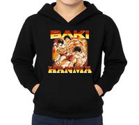 the Fan Tee Sudadera Infantil con Capucha de Niño Niña Dibujos Animados Baki Guerrero, Maestro de Karate y uno de los Luchadores más respetados 006 5 años