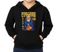 the Fan Tee Sudadera Infantil con Capucha de Niño Niña Dibujos Animados Chainsaw Man Anime Gore Denji, Sangre, Dientes de Acero, Pochita, Makima, AKI Hayakawa 007 5 años