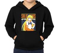 the Fan Tee Sudadera Infantil con Capucha de Niño Niña Dibujos Animados Sailor Moon El Poder de La Luna, Jupter, Marte, Venus,Retro 005 9 años