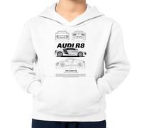 the Fan Tee Sudadera Infantil con Capucha de Niño Niña Divertidas Coche Que Hacen Historia, Evolución sobre Ruedas, Legendarios, Clásicos 064 13 años