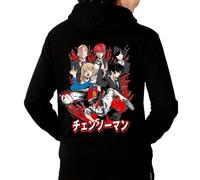 the Fan Tee Sudadera Infantil Doble Impresion de Niño Niña Dibujos Animados Chainsaw Man Anime Gore Denji, Sangre, Dientes de Acero, Pochita, Makima, AKI Hayakawa 005 13 años