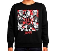 the Fan Tee Sudadera Infantil Sin Capucha de Niño Niña Dibujos Animados Demon Cazadores de Demonios, técnicas de respiración, Silencio del Agua, Danza del Dios del Fuego 019 9 años