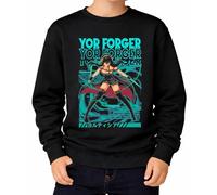 the Fan Tee Sudadera Infantil Sin Capucha de Niño Niña Dibujos Animados Family El Espía Legendario, La Esposa, La Hija Telépata, El Perro Bond 013 13 años