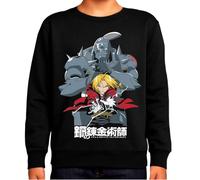 the Fan Tee Sudadera Infantil Sin Capucha de Niño Niña Dibujos Animados Metal Energía, Alquimia, Acero, Hermandad, Círculos Mágicos, Renacimiento, Fusión 006 5 años