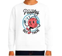 the Fan Tee Sudadera Infantil Sin Capucha de Niño Niña Divertidas Anti Social Humor sarcástico, introvertido no es Personal, es mi Estilo 006 5 años