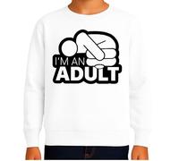 the Fan Tee Sudadera Infantil Sin Capucha de Niño Niña Divertidas Divertidas diversión,Humor y Estilo Soy Un Adulto 436 13 años