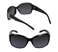 The Fashionista - Gafas de sol bifocales para mujer (negro, 1,5)
