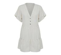 The Fated Vestido 'ACACIA' beige / blanco 44 beige / blanco