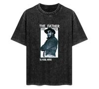 The Father DJ Kool HERC Old School Hip Hop Mens T-Shirt Unisex Black Top tee M