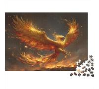 The Fénix Rises from The Roaring Llamas 1000 Piezas Rompecabezas para Adultos para Amantes O Amigos Imposable 1000pcs (75x50cm)