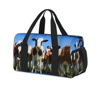 The Field On Calve - Bolsas deportivas para niños, niñas, mujeres, hombres, vacas de ternera, para fin de semana, para viajes, gimnasio, uso casual