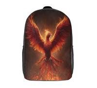 The Fierce And Majestic Fénix Rises from The Flames Mochilas Infantiles 3D Impreso Niños De Colegio Viajes Deportes Bolsa De Escuela 17inch