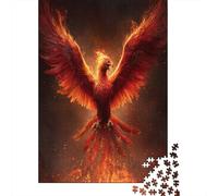 The Fierce and Majestic Fénix Rises from The FlamesRompecabezas De 1000 Piezas para Adultos, Juegos De Desafío para Niños, Regalos38x26cm/1000pcs