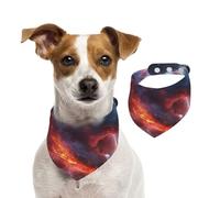 The Fiery Red Hedgehog Dog Bandana, ajustable para niños y niñas, adecuada para gatos y perros, accesorios para mascotas