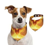 The Fiery Red Phoenix - Bandanas para perro, suaves, cómodas, ajuste ajustable para niños y niñas, tres tamaños para gatos y perros
