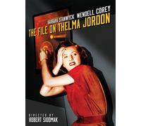 The File on Thelma Jordon (DVD) Barbara Stanwyck Wendell Corey (Importación USA)