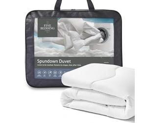 The Fine Bedding Company - Edredón Spundown - 10,5 TOG - Primavera/otoño - Funda Suave de Piel de melocotón - Lavable a máquina - Hipoalergénico - Tamaño King